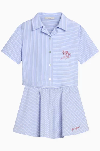 Striped Skirt in Cotton