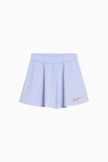 Striped Skirt in Cotton