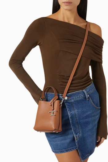 Micro Bag in Leather