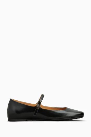 Ballet Flats in Calfskin