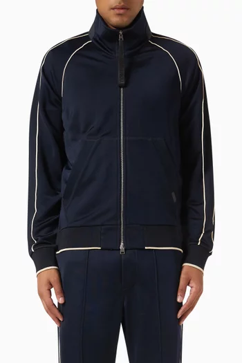 Zip Jacket in Jersey