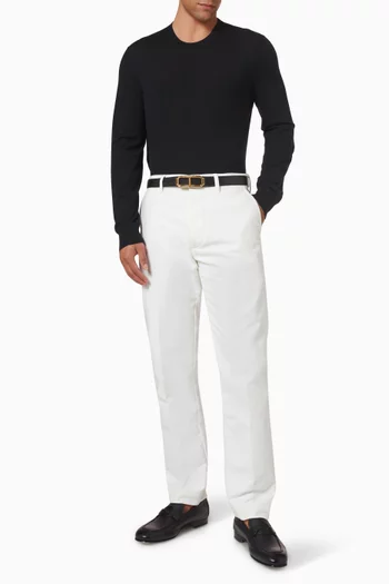 Crew neck Sweater in Wool