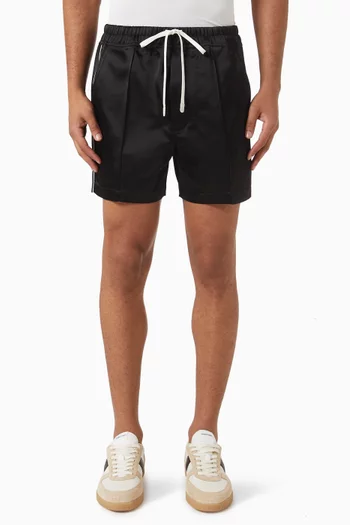 Piping Shorts in Satin-rayon