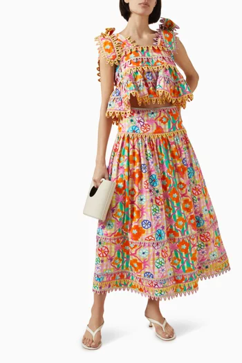 Serene Embroidered Top