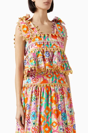 Serene Embroidered Top