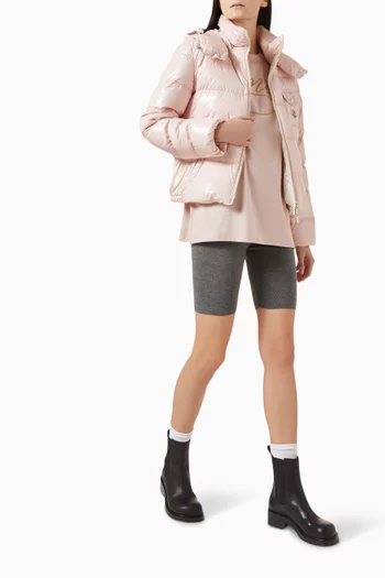 Andro Crop Down Jacket in Nylon