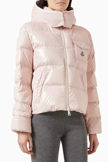 Andro Crop Down Jacket in Nylon