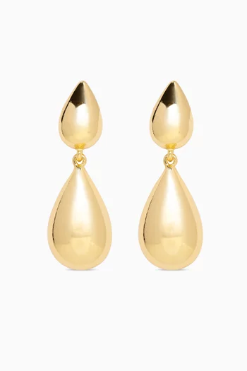 Avenue Montaigne Earrings in 18kt Gold-plated Brass
