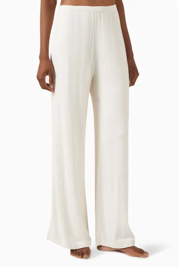 Fine Gauge Pants in Cotton Blend