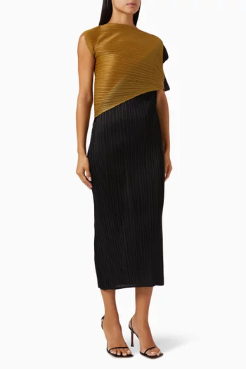 Anna Pleated Midi Dress