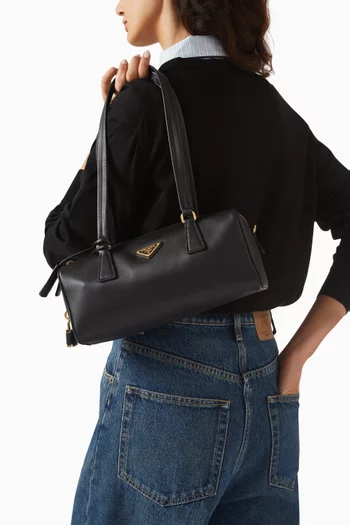 Medium Shoulder Bag in Leather