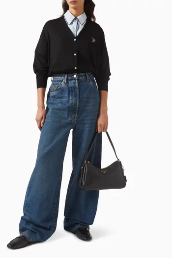 Medium Aimée Shoulder Bag in Leather