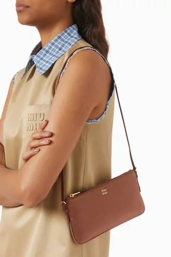 Mini Shoulder Bag in Satin