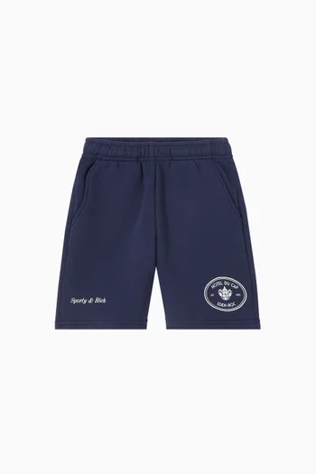 Eden Crest Gym Shorts in Cotton-fleece