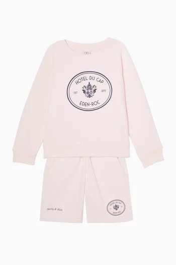 Eden Crest Sweatshirt in Cotton-fleece