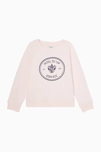 Eden Crest Sweatshirt in Cotton-fleece