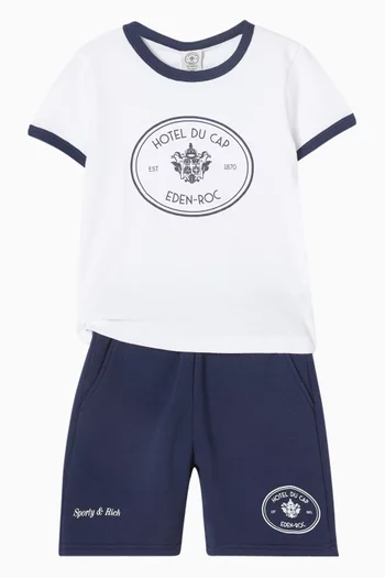 Eden Crest Ringer T-shirt in Cotton
