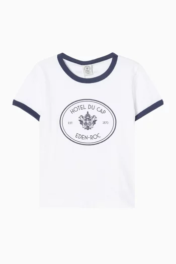 Eden Crest Ringer T-shirt in Cotton