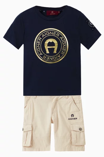 Cargo Bermuda Shorts in Cotton