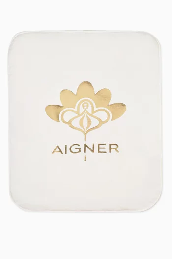 Flower Foil Logo Baby Blanket in Cotton