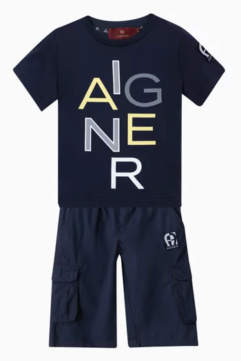 Logo Graphic T-shirt in Cotton