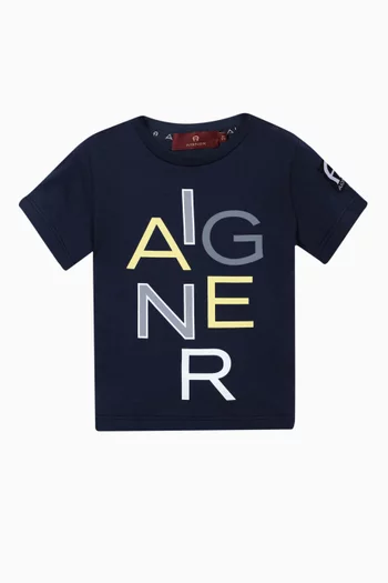 Logo Graphic T-shirt in Cotton