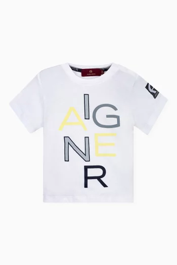 Logo Graphic T-shirt in Cotton