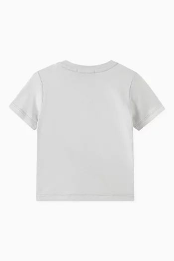 Colour-blocked Logo T-shirt in Cotton