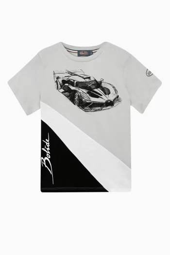 Graphic Print T-Shirt in Cotton