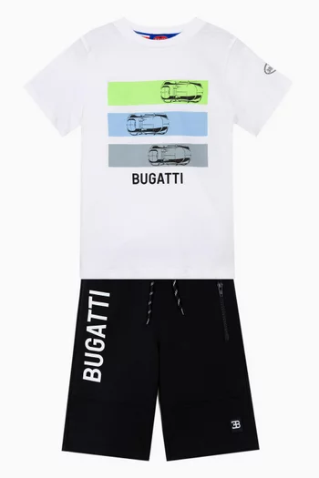 Graphic Print T-Shirt in Cotton