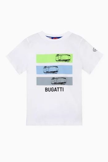 Graphic Print T-Shirt in Cotton