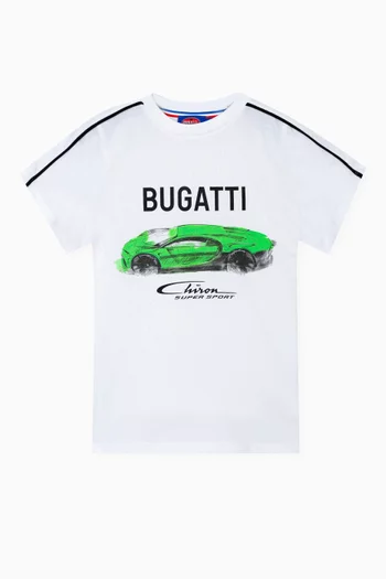 Graphic Print T-Shirt in Cotton