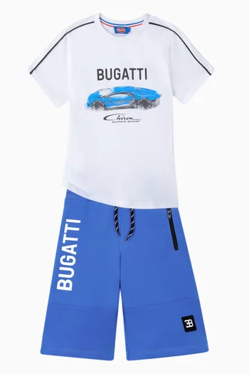 Graphic Print T-Shirt in Cotton