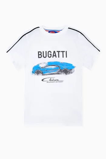 Graphic Print T-Shirt in Cotton