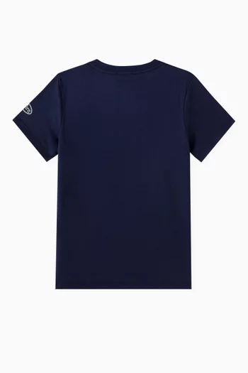 Graphic Print T-Shirt in Cotton Jersey