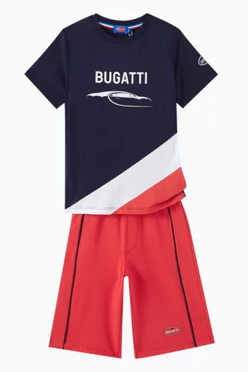 Graphic Print T-Shirt in Cotton