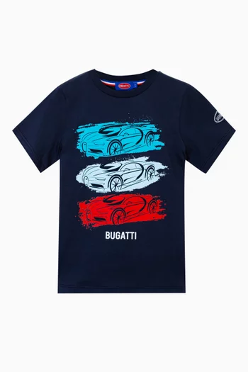 Graphic Print T-Shirt in Cotton