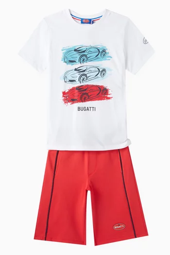 Graphic Print T-Shirt in Cotton