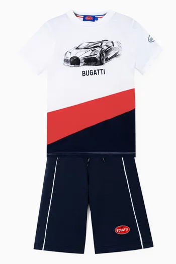 Graphic Print T-Shirt in Cotton