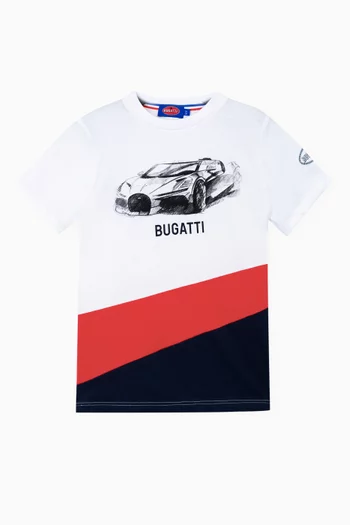 Graphic Print T-Shirt in Cotton