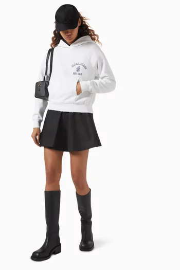 Logo Hoodie in Cotton Fleece