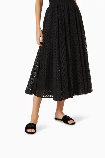 Eleanor pavé Slide Sandals in Velvet