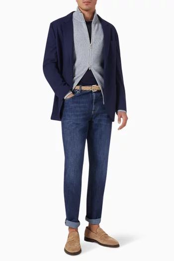 Faux-layering T-shirt in Cotton