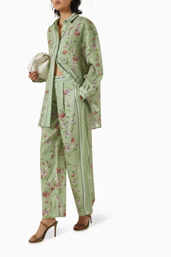 Florecer Honeysuckle Pants in Linen