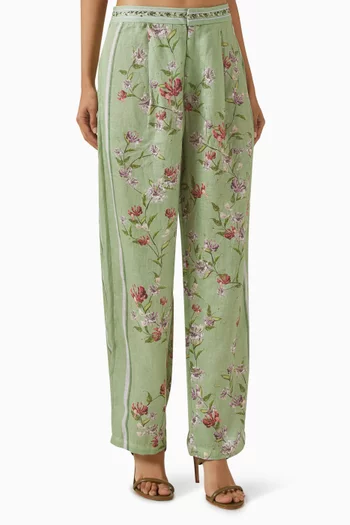 Florecer Honeysuckle Pants in Linen