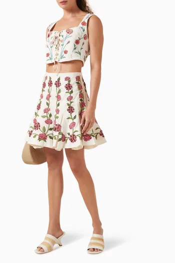 بلوزة كورنالينا موسكيتا كتان