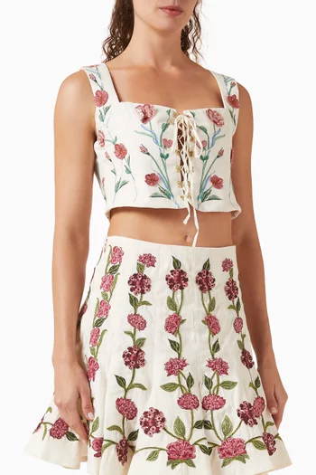 بلوزة كورنالينا موسكيتا كتان