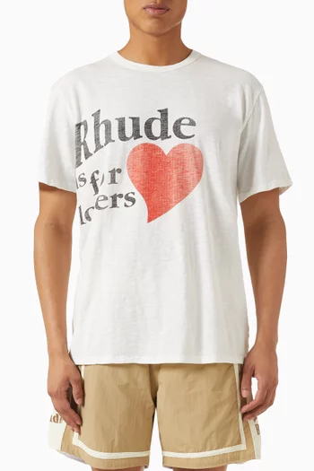 Lovers Slub T-shirt in Cotton