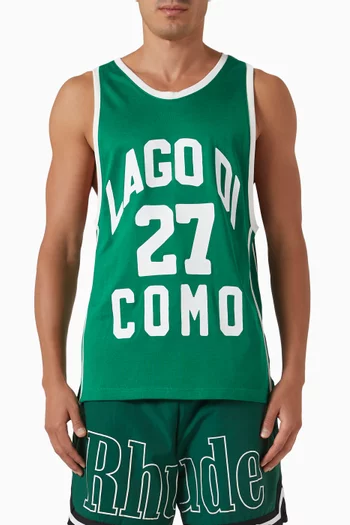 x Como 1907 Basketball Jersey in Cotton Blend