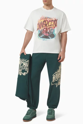 Vinyl Airbrush T-shirt in Cotton